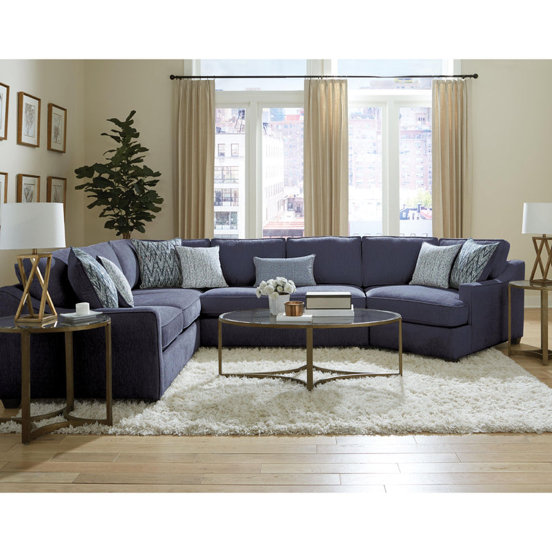 Behold Home 1125 3 pc Sectional - Dakota Navy IMAGE 1