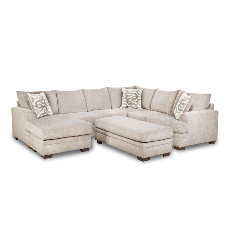 Behold Home 1310 2 pc Sectional - Bailey Cream IMAGE 2