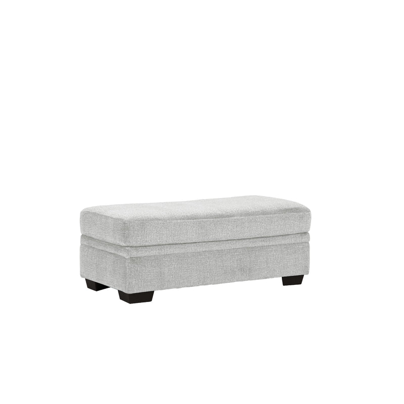 Behold Home 1312-71 Storage Ottoman - Pippa Light Gray IMAGE 3