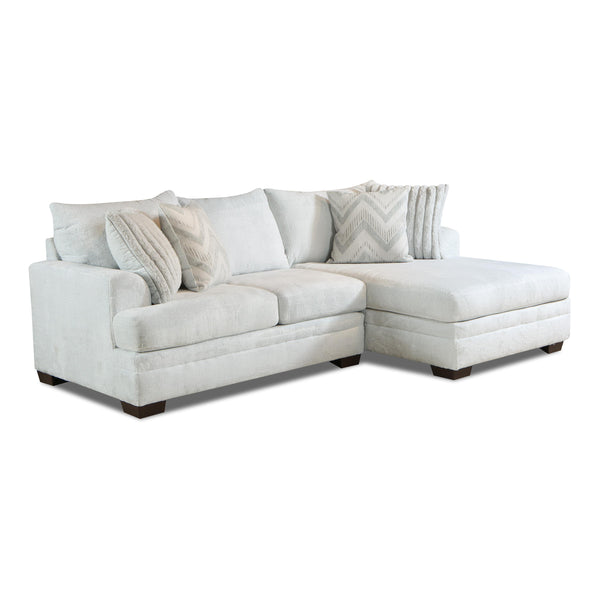 Behold Home 1312 2 pc Sectional - Pippa Light Gray IMAGE 1