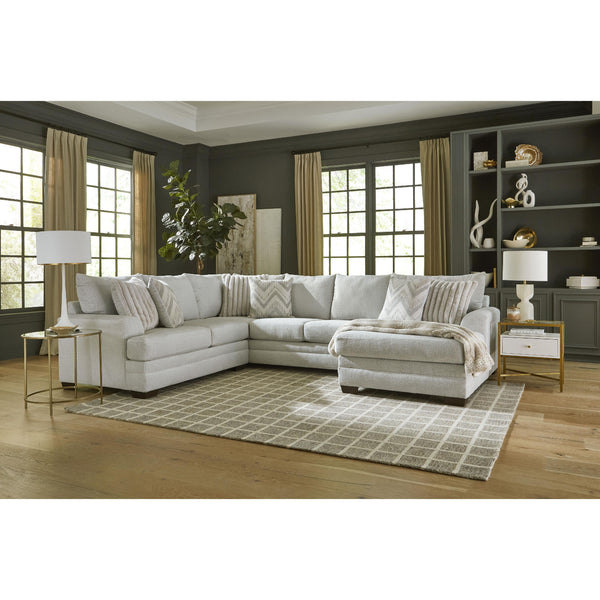 Behold Home 1312 3 pc Sectional - Pippa Light Gray IMAGE 1