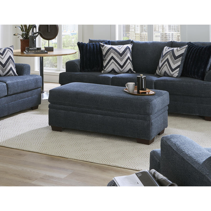 Behold Home 1312-71 Storage Ottoman - Pippa Navy IMAGE 2