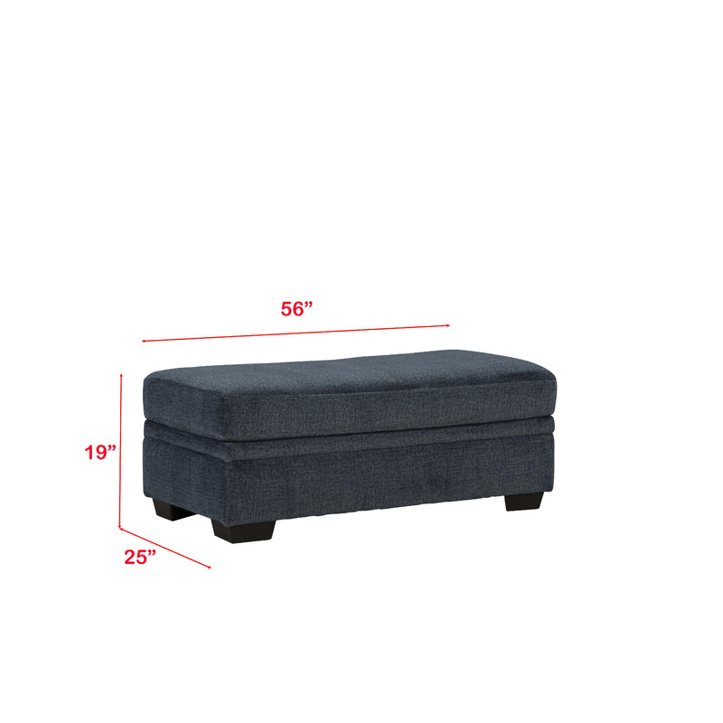 Behold Home 1312-71 Storage Ottoman - Pippa Navy IMAGE 5