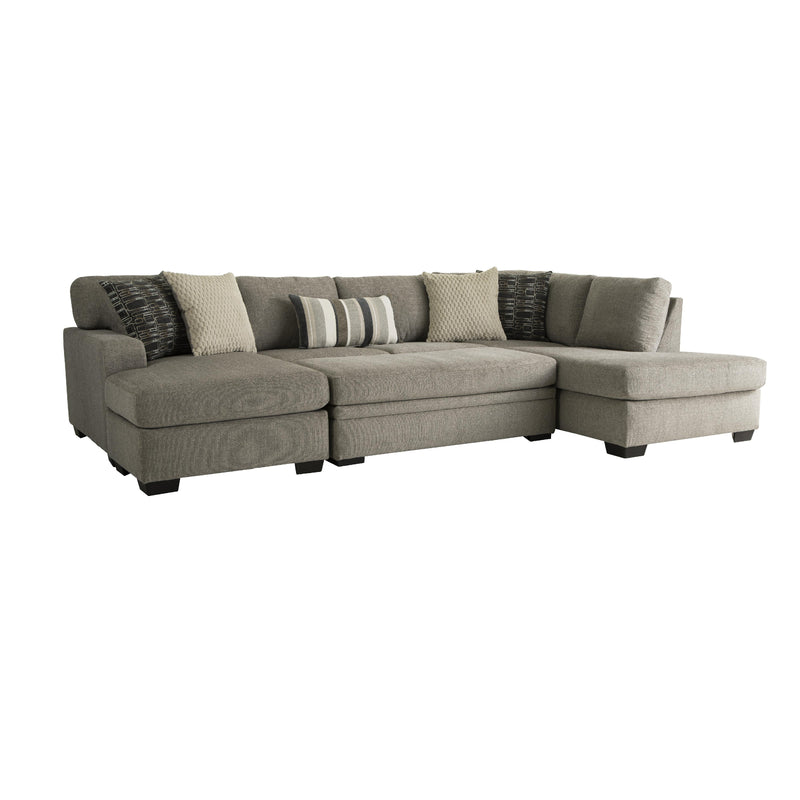 Behold Home 1674 2 pc Sectional - Bri Pewter IMAGE 3