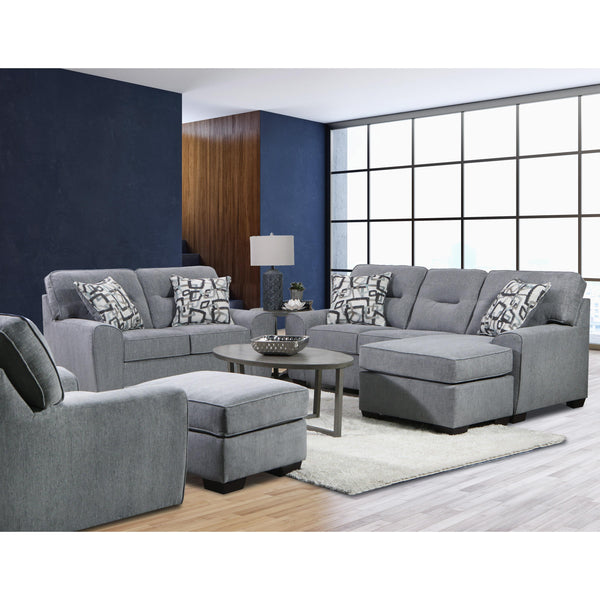 Behold Home 2124-02 Loveseat - Renzo Marble IMAGE 1