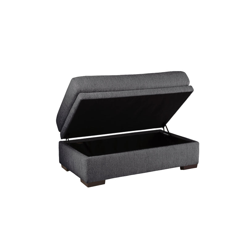 Behold Home 2155-70 Storage Ottoman - Steinway Slate IMAGE 3