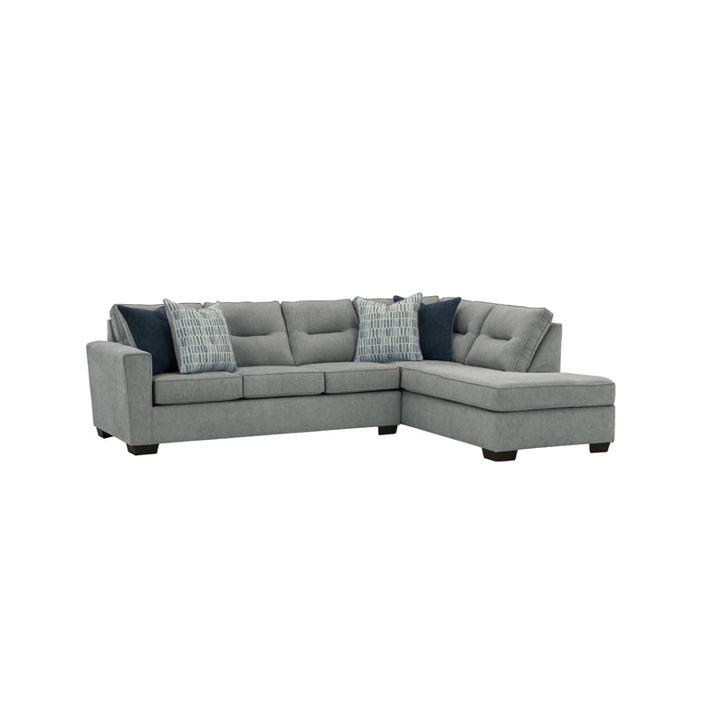 Behold Home 2259 2 pc Sectional - Bono Slate IMAGE 2