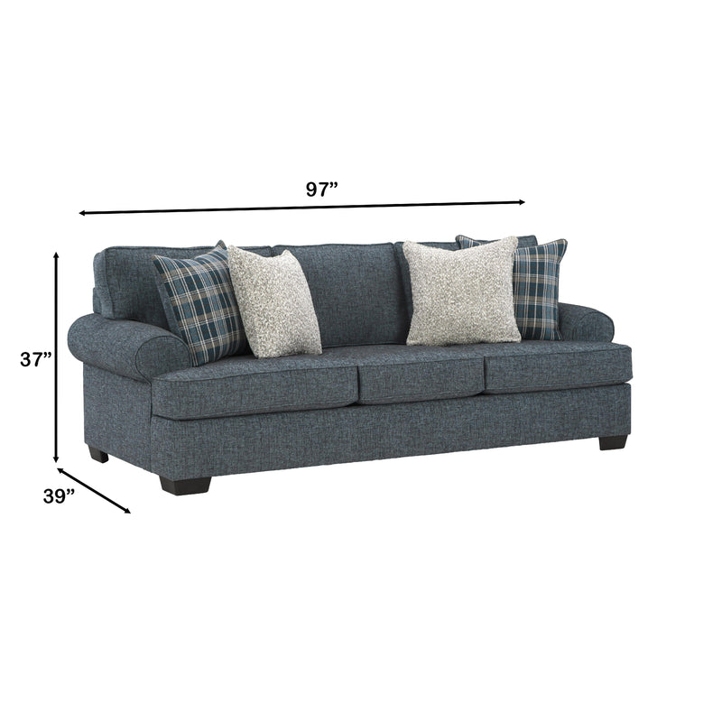 Behold Home 2300-03 Sofa - Becker Navy IMAGE 5