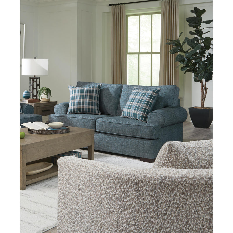 Behold Home 2300-02 Loveseat - Becker Navy IMAGE 2