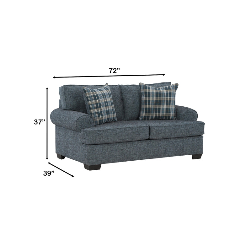 Behold Home 2300-02 Loveseat - Becker Navy IMAGE 4