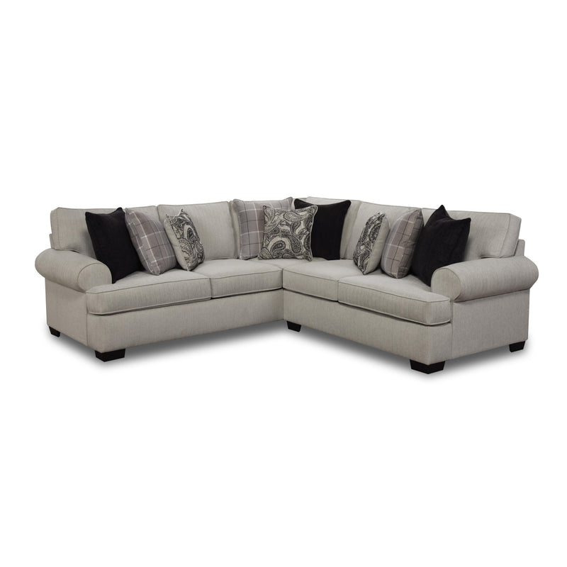 Behold Home 2301 2 pc Sectional - Cooper Alabaster IMAGE 2