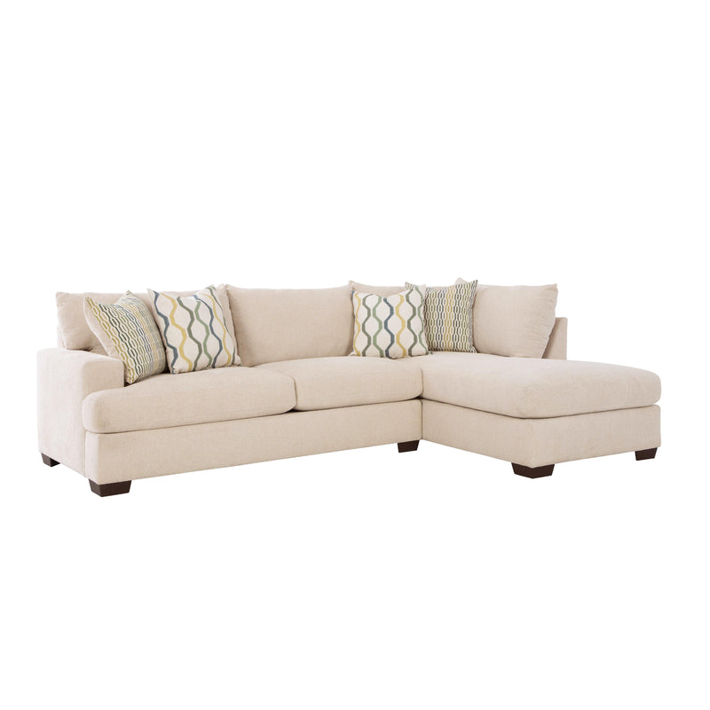 Behold Home 3140 2 pc Sectional - Tampa Cream IMAGE 2