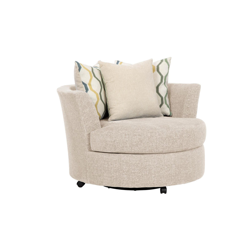 Behold Home 670-S Swivel Chair - Tampa Cream IMAGE 2