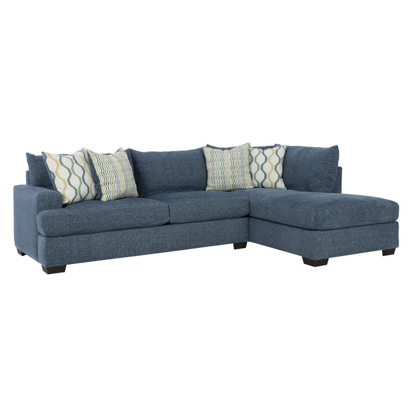 Behold Home 3140 2 pc Sectional - Tampa Indigo IMAGE 2