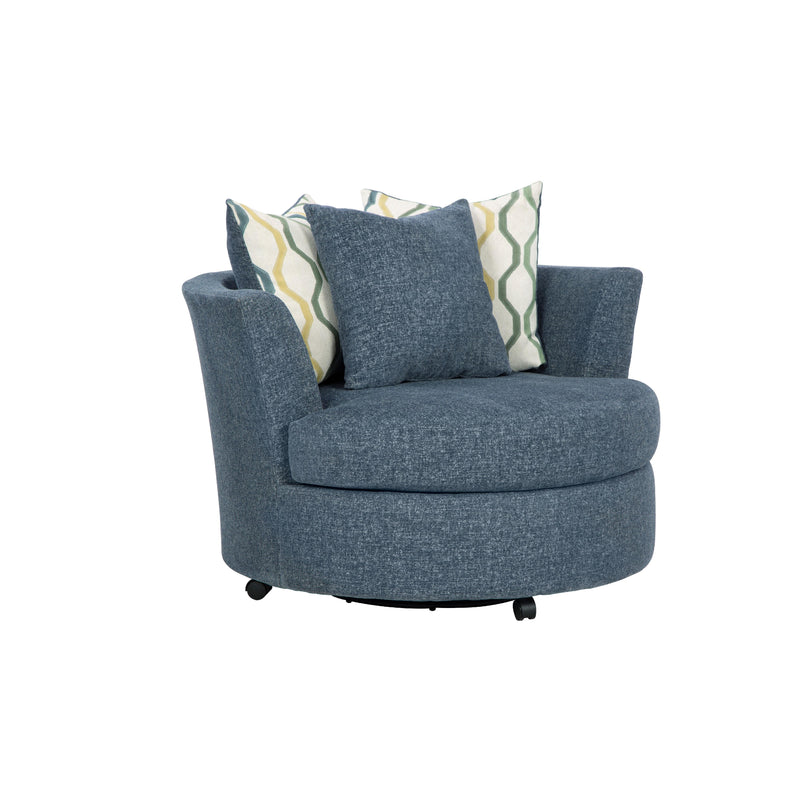 Behold Home 670-S Swivel Chair - Tampa Indigo IMAGE 2