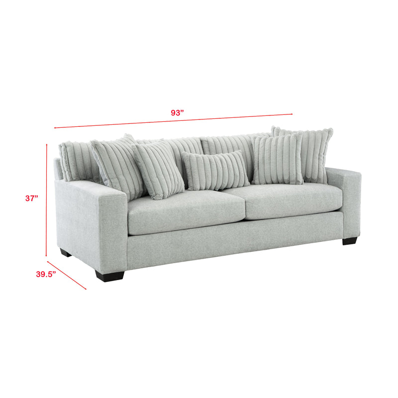 Behold Home 3322-03 Sofa - Grady Grey IMAGE 3