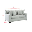 Behold Home 3322-02 Loveseat - Grady Grey IMAGE 3