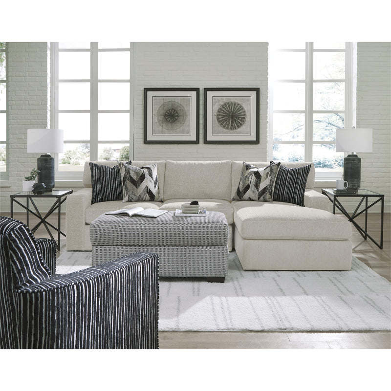 Behold Home 3480 2 pc Sectional - Hynde Cotton IMAGE 1