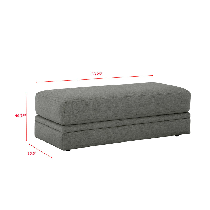 Behold Home 3970-70 Storage Ottoman - Balin Charcoal IMAGE 4