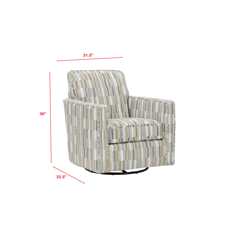 Behold Home 544-S Swivel Chair - Balin Glow IMAGE 3