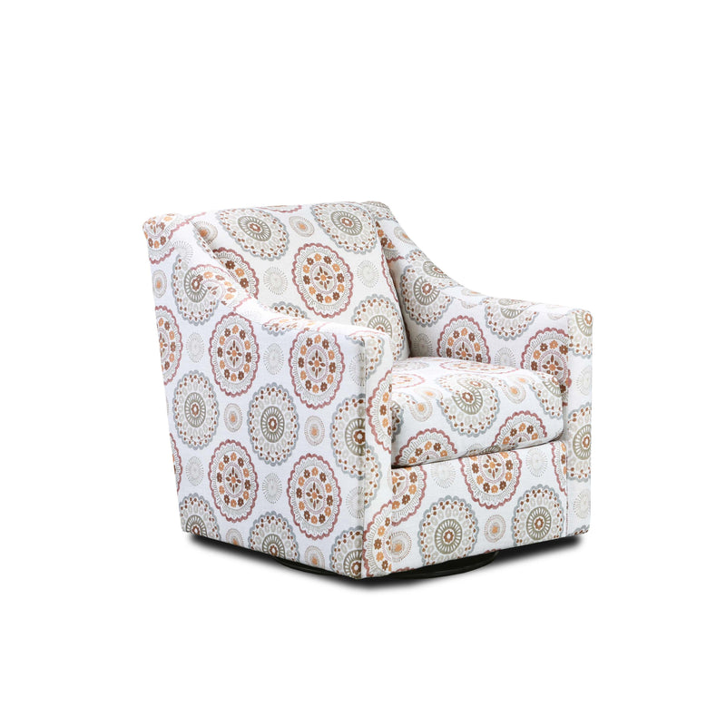 Behold Home 535-S Swivel Chair - Margo Sunset IMAGE 2