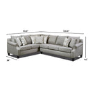 Behold Home 1090 2 pc Sectional - Bay Ridge Gray IMAGE 3