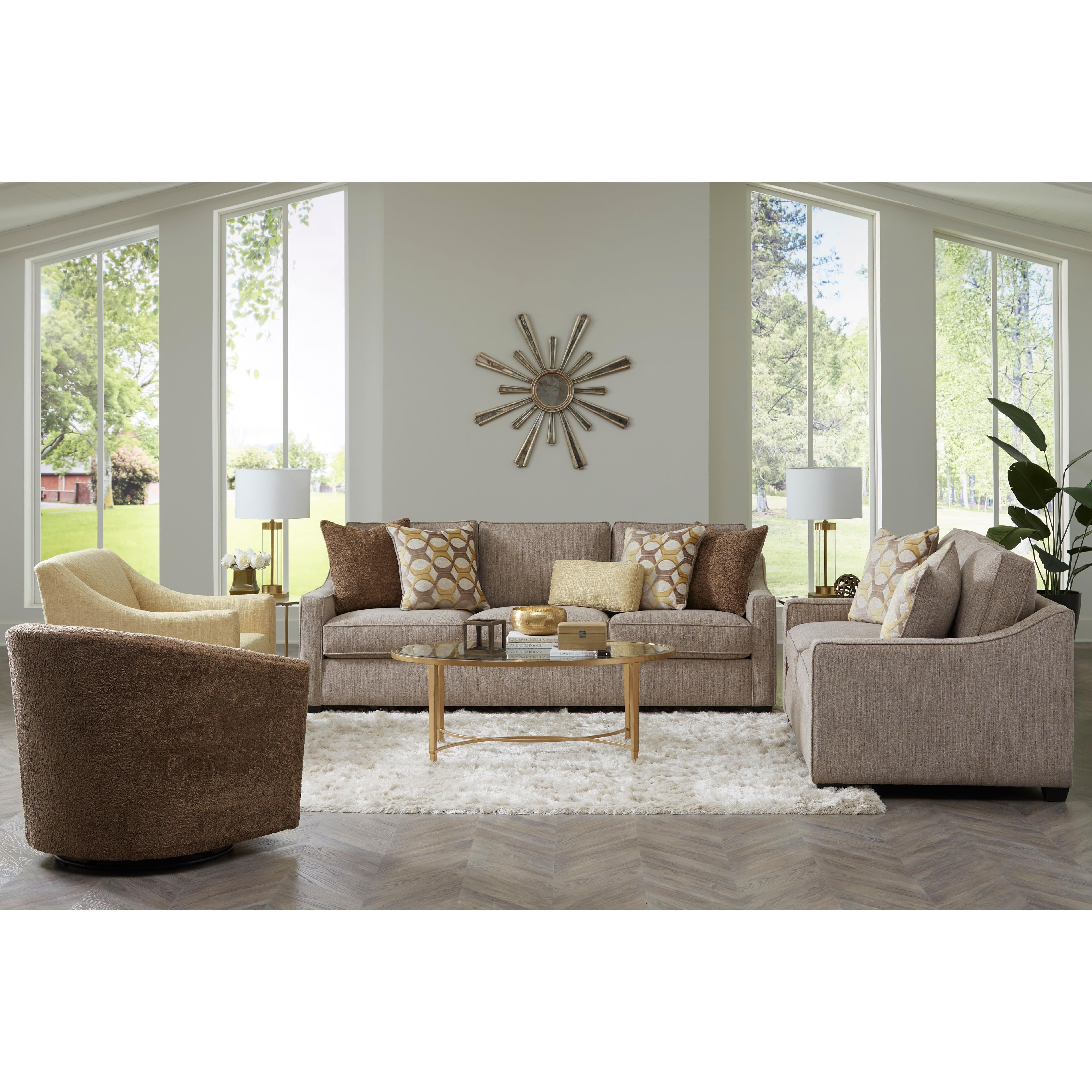 Behold Home 1125-02 Loveseat - Lenox Maple