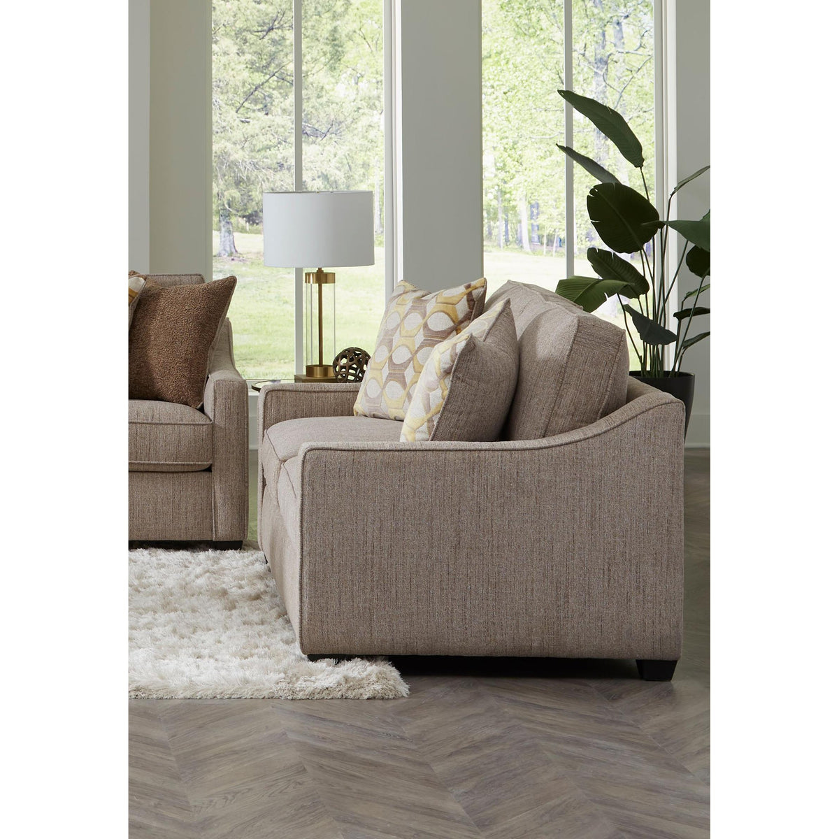 Behold Home 1125-02 Loveseat - Lenox Maple