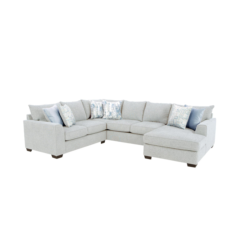 Behold Home 1530 3 pc Sectional - Rhodes Ivory IMAGE 2