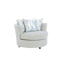 Behold Home 670-S Swivel Chair - Rhodes Ivory IMAGE 2