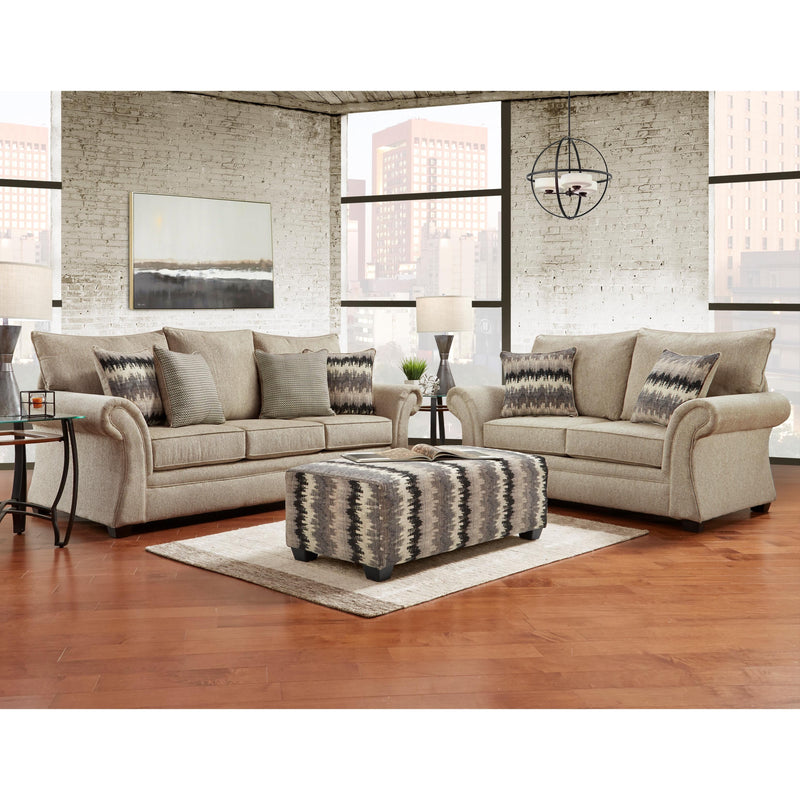 Behold Home 1560-02 Loveseat - Kyle Cream IMAGE 1