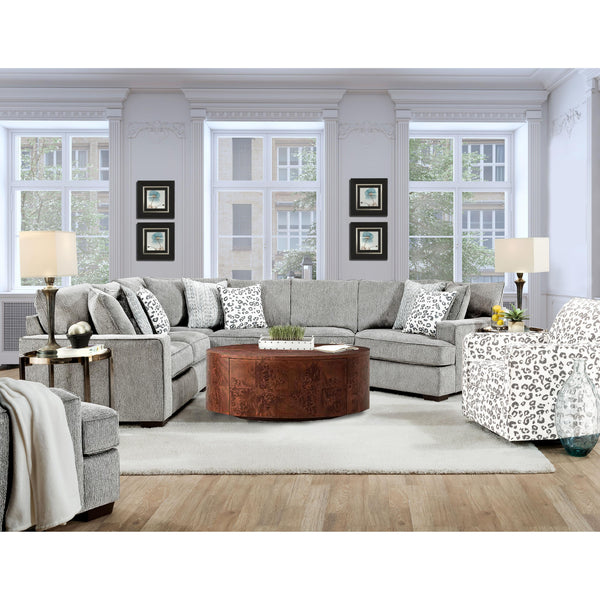 Behold Home 1640 3 pc Sectional - Callaway Pewter IMAGE 1