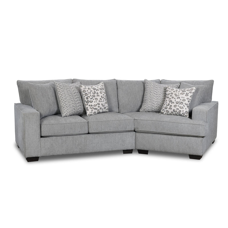 Behold Home 1640 2 pc Sectional - Callaway Pewter IMAGE 2