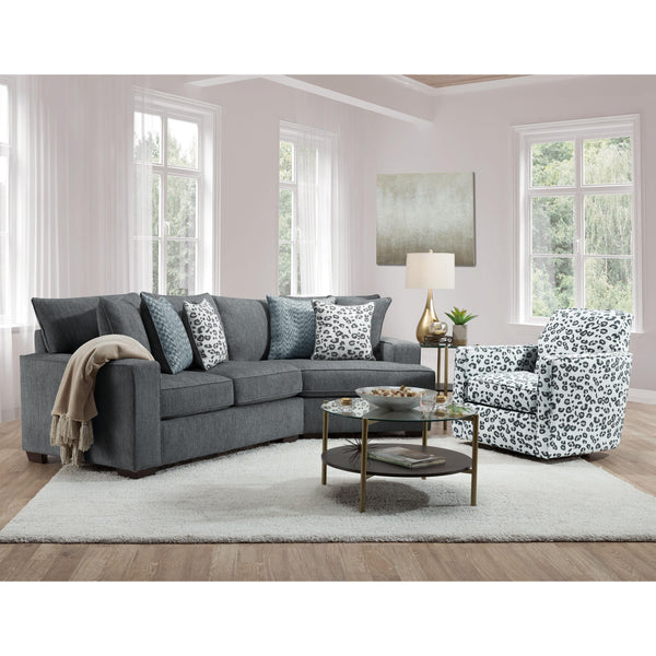 Behold Home 1640 2 pc Sectional - Callaway Slate IMAGE 1