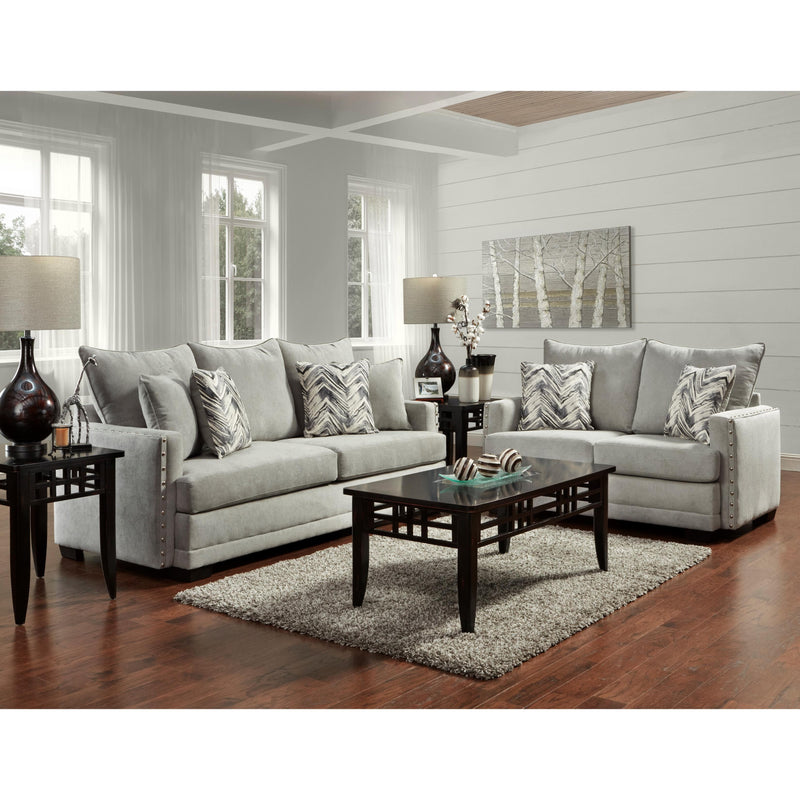 Behold Home 1682-131 Loveseat - Chevy Silver IMAGE 1