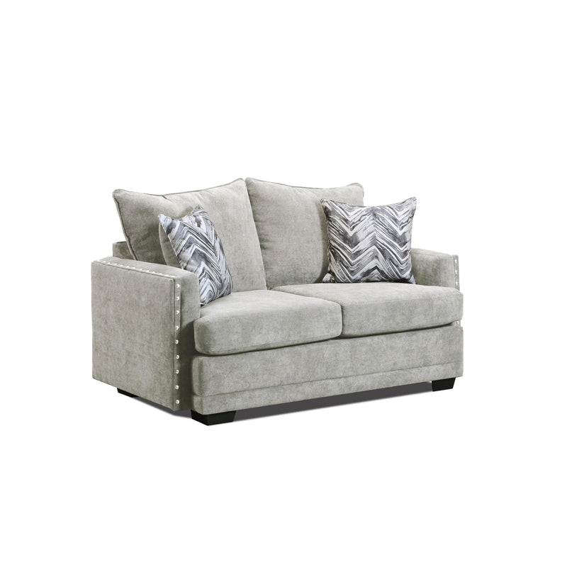 Behold Home 1682-131 Loveseat - Chevy Silver IMAGE 2