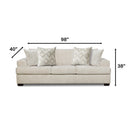 Behold Home 2580-03 Sofa - Ritzy Cream IMAGE 4