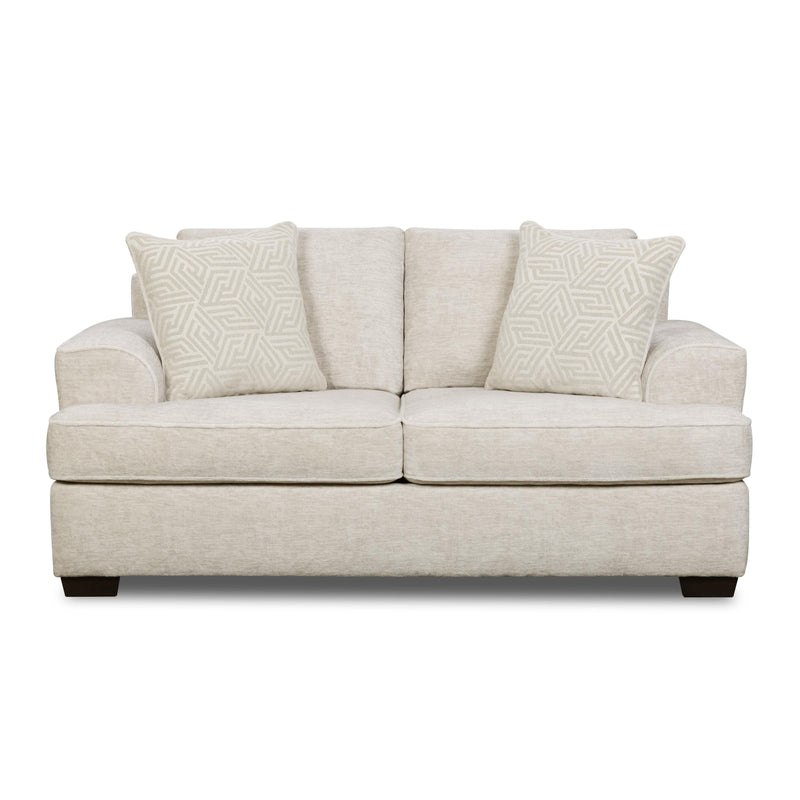 Behold Home 2580-02 Loveseat - Ritzy Cream IMAGE 2