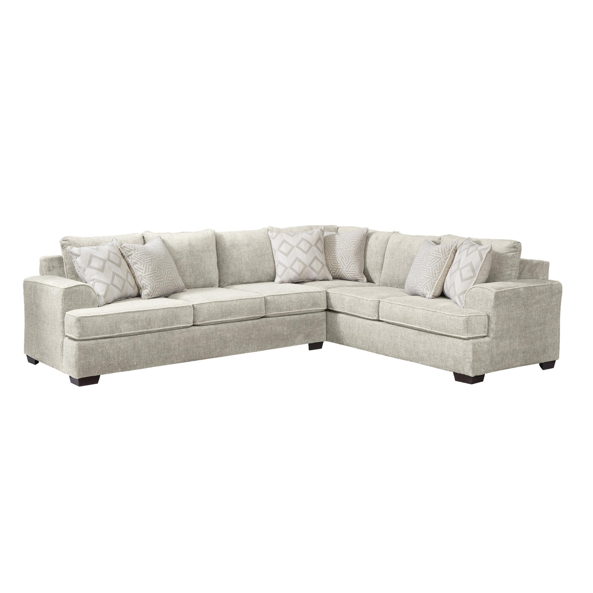 BOHEMIA　GIASS　MAIA Behold Home 2580 2 pc Sectional - Ritzy Cream