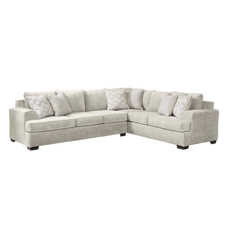 Behold Home 2580 2 pc Sectional - Ritzy Cream IMAGE 2