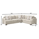 Behold Home 2580 2 pc Sectional - Ritzy Cream IMAGE 3