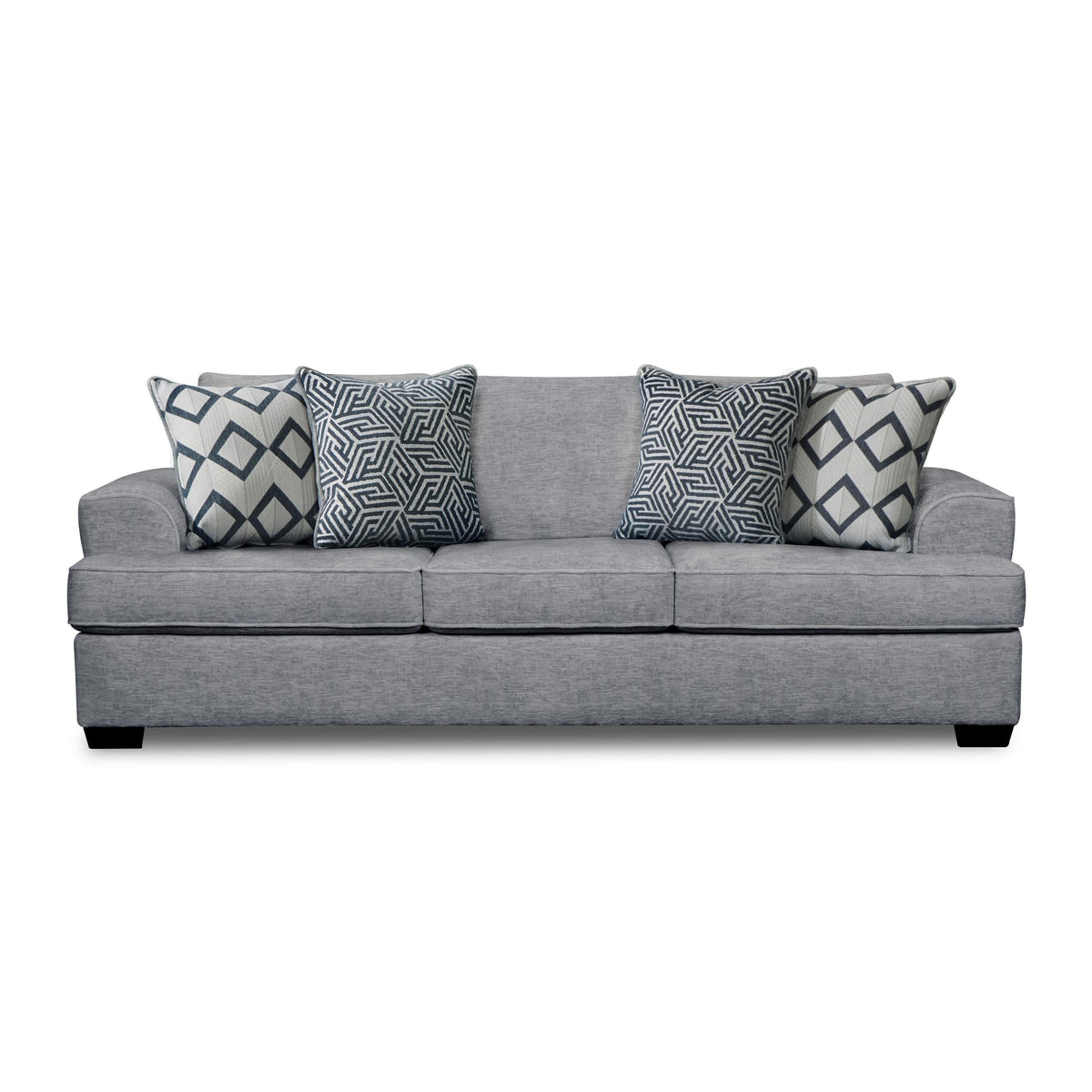 Behold Home 2580-03 Sofa - Ritzy Gray