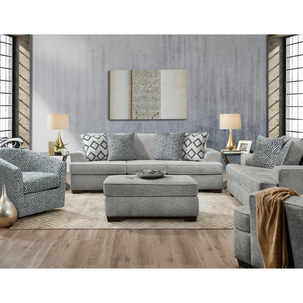 Behold Home 2580-00 Ottoman - Ritzy Gray