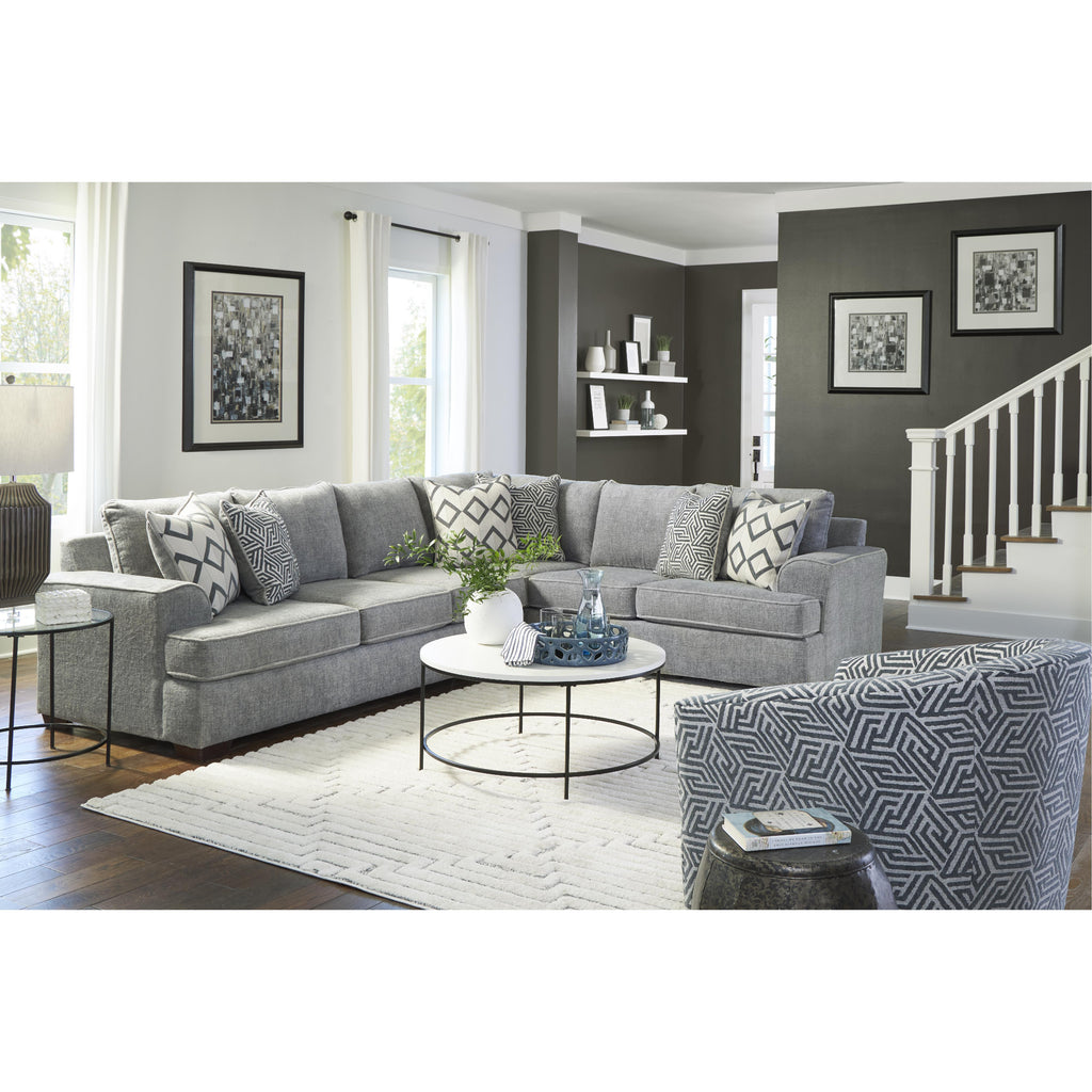 Behold Ritzy Sectional Behold Home 2580 2 pc Sectional - Ritzy Gray