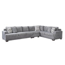 Behold Home 2580 3 pc Sectional (w Armless) - Ritzy Gray IMAGE 2