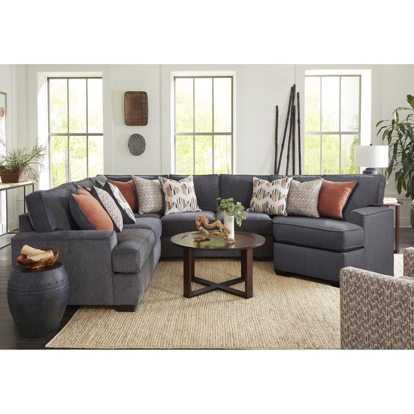 Behold Home 3550 3 pc Sectional - Rockport Slate IMAGE 1