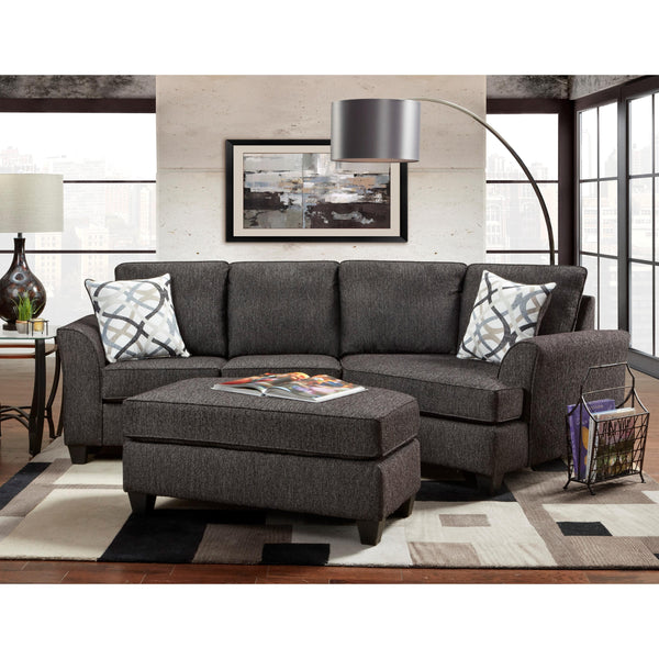 Behold Home 5200 3 pc Sectional Set - Tuxedo Onyx IMAGE 1