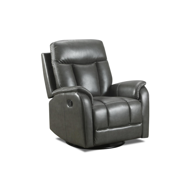 Behold Home 106-65S Swivel Glider Recliner - Jamey Charcoal IMAGE 2