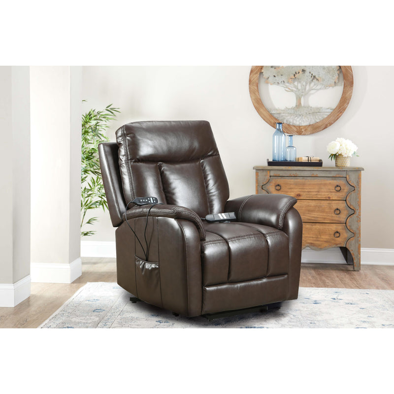 Behold Home 106L-66PP Dual Power Lift Chair w/ Heat & Massage - Jamey Chocolate IMAGE 1