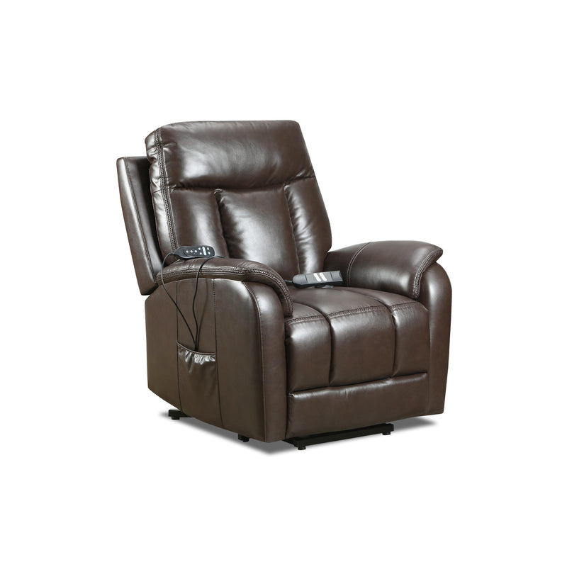 Behold Home 106L-66PP Dual Power Lift Chair w/ Heat & Massage - Jamey Chocolate IMAGE 2